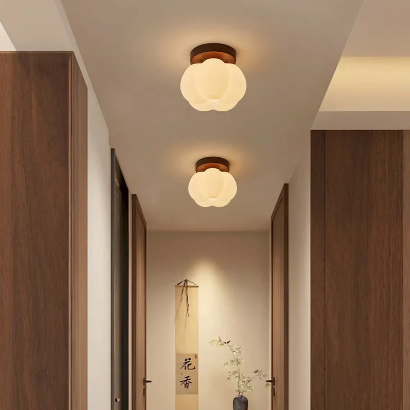 Axyaa Modern LED Ceiling Light for Indoor Lighting - Nordic Style Balcony Living Room Fixture