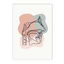Axyaa Human Anatomy Skeleton Canvas Wall Art for Medical Office Decor