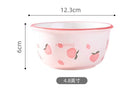 Axyaa Ceramic Tableware Set: Rice Noodle Bowl, Cute Tray, Fruit Bowl.