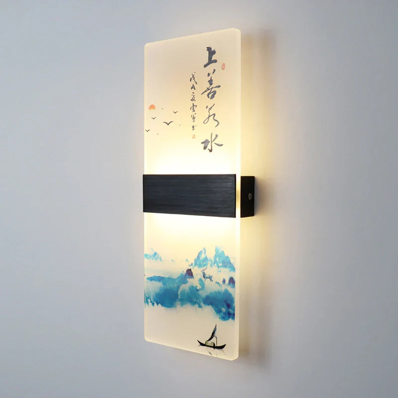 Axyaa Acrylic Shade LED Wall Lamp for Modern Home Decor