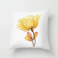 Axyaa Watercolor Flower Pattern Decorative Cushion Cover Sofa Pillowcase