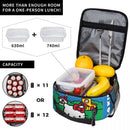 Axyaa Hello Kitty Insulated Lunch Tote for Travel Food Storage - Reusable Thermal Cooler