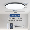 Axyaa Smart LED Ceiling Lamp for Living Room - Dimmable & Remote Control - Modern Design