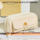 Axyaa Makeup Tools Organizer for Women - Large Capacity Cosmetic Bag