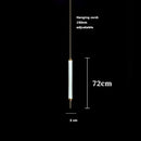 Axyaa Art Deco LED Chandelier in Gold, Black, and Chrome Finishes