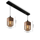 Axyaa Nordic Wood Grain LED Pendant Lamp, Modern Glass, Dining Room, Bedroom