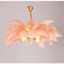Axyaa Nordic Feather Chandelier LED Pendant Lamp for Romantic Home Decor