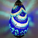 Axyaa Turkish Mosaic Table Lamp Vintage Art Deco Handcrafted Bedside Light
