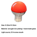 Axyaa Medieval Glass Table Lamp for Home Decor & Bedroom Décor