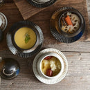 Axyaa Ceramic Egg Shape Bowl with Lid for Soup and Desserts