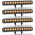 Axyaa 12LEDs Wall Washer Light 72W RGBWA+UV Stage Lighting Effect DMX Remote Control