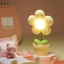 Axyaa Mini LED Flower Night Light Cute Table Lamp Desktop Ornament for Kids