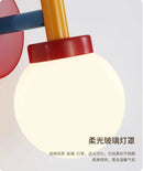 Axyaa Glass Ball Pendant Light: Nordic Macaron Color Design for Kids’ Room and Bedroom