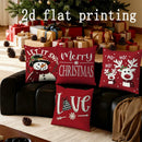 Axyaa Christmas Decorative Pillow Covers - Sofa Bedroom Car Cushion Cover