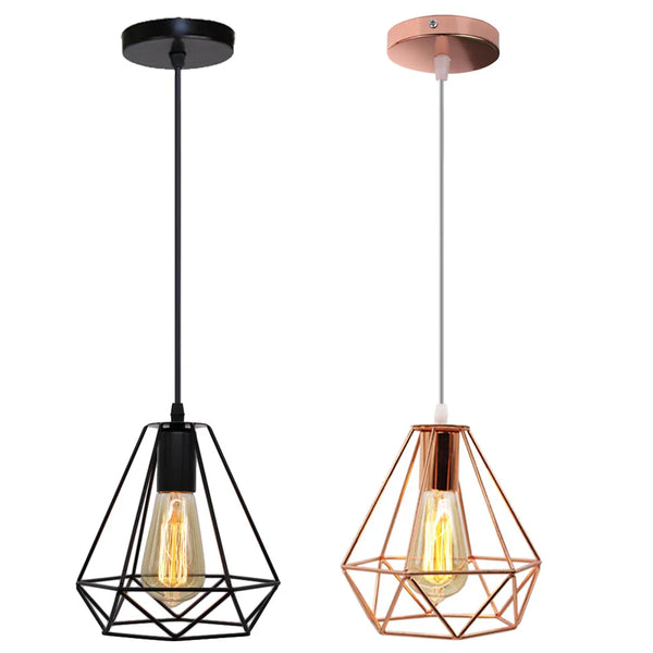 Axya Industrial Iron Cage Ceiling Pendant Light for Indoor Lighting