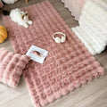 Axyaa Imitation Rabbit Hair Bubble Carpet - Soft and Cozy Rug for Home Décor