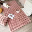 Axyaa Imitation Rabbit Hair Bubble Carpet - Soft and Cozy Rug for Home Décor