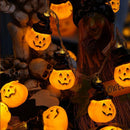Axyaa Pumpkin String Lights for Halloween Party & Haunted House