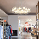Axyaa Modern Nordic LED Stained Glass Chandelier