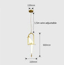 Axyaa Bird-themed LED Chandelier for Restaurant Living Room, Pendant Lamp, Floor & Desk Light
