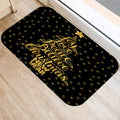 Axyaa Christmas New Year Home Entrance Non-Slip Floor Mat