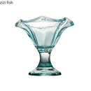 Axyaa Glass Dessert Bowl Set Molecular Cuisine Tableware