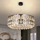 Axyaa Crystal Chandelier Pendant Light for Living Room and Dining Room