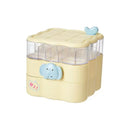 Axyaa Rotating Jewelry Box Organizer Hair Accessories Earrings Rings Storage Box