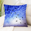 Axyaa Sea Waves Beach Pillowcase - Creative Office Car Home Lumbar Cushion Cover