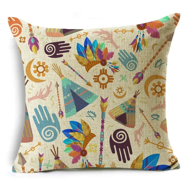 Axyaa Classic Printed Pillowcases 40*40cm/45*45cm/50*50cm Cushion Cover