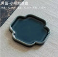 Axyaa Geometric Dessert Plate Set for Tea, Pastries, Snacks, and Fruits