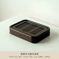 Axyaa Ebony Wood Tea Tray - Kung Fu Tea Set Accessory