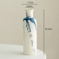 Axyaa Irregular Ink Graffiti Ceramic Vase for Home Decoration and Flower Arrangement
