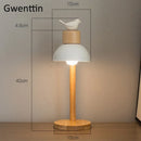Axyaa Nordic Iron Wood Table Lamps Living Room Bedroom Modern Luminaire