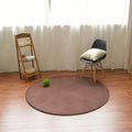 Axyaa Coral Velvet Living Room Rug Blue Soft Nursery Modern Play Mat