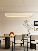 Axyaa Rectangle Pendant Lights: Minimalist Wabi Sabi Style for Dining Room, Coffee House, Bar