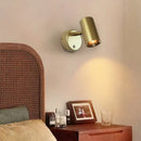 Axyaa LED Touch Wall Lamp 3 Tone Light, 350° Rotating Head, Modern Minimalist Design
