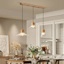 Axyaa Glass Pendant Chandelier for Home Living Decor