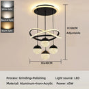 Axyaa Acrylic Crystal Ball Pendant Chandelier for Home Decor & Dining Room