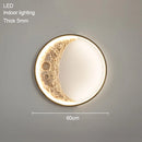 Moon Crescent Wall Lamp by Axyaa: Modern Minimalist Nordic Lighting for Bedroom, Stairwell, Aisle