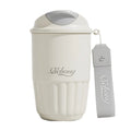Axyaa Ceramic Liner Vacuum Insulated Coffee Cup Travel Mug Thermal Tumbler