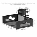 Axyaa Cable Organizer Clamp Mount - Adjustable & Strong for Desk, Efficient Cable Management