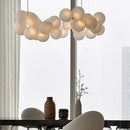 Axyaa Nordic Acrylic Ball Chandelier - Dining Room Pendant Lighting