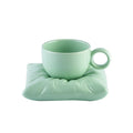 Axyaa Ceramic Coffee Cup Set: European Afternoon Tea, Breakfast Saucer, Dessert Plate, Gift