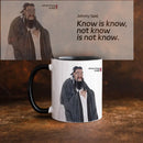 Axyaa Ceramic Chinese Calligraphy Teacher Mug - 350ml - Microwave Safe