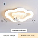 Axyaa Cloud LED Ceiling Light Chandelier for Baby Room Nursery - Nordic Modern Cream Style