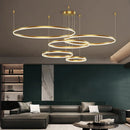Axyaa LED Chandelier Pendant Light for Modern Dine Room, Indoor Living Room Ceiling Lamp