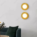 Axyaa LED Glass Ball Bedhead Wall Light Gold/Black Living Room Decor