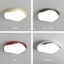 Axyaa Modern Round LED Bedroom Ceiling Lamp, Full Spectrum Dimmable Study Light
