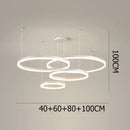 Axyaa Modern Acrylic LED Pendant Light for Living and Dining Room
